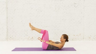 Fuerza en brazos con banda elástica