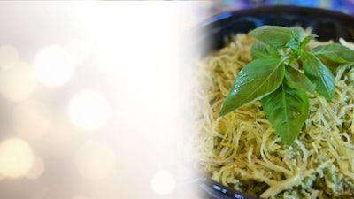 Easy Cashew Basil Pesto with Spaghetti Squash Noodles