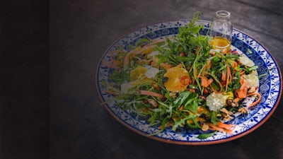 Orange, Carrot and Blackcurrant Salad