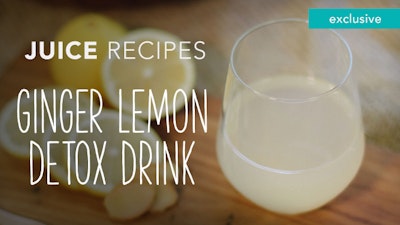 Ginger Lemon Detox Drink