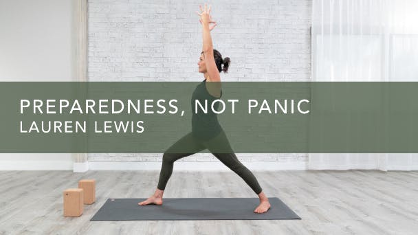 Preparedness, Not Panic