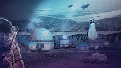 Antarktika: Stützpunkte & Wesen