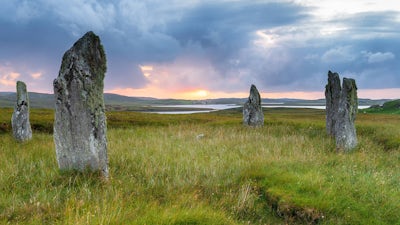 Vorbereitung für die fünfer Medizinradzeremonie