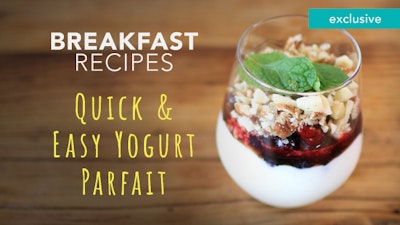Quick and Easy Yogurt Parfait