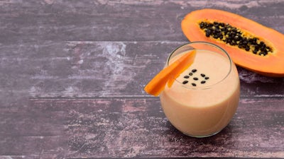 Papaya Almond Smoothie