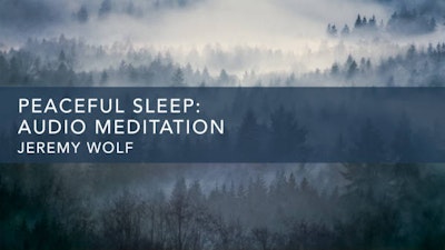 Peaceful Sleep: Audio Meditation