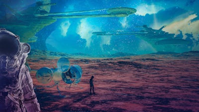 Reptilianische Installationen auf der Erde