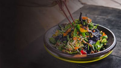 Zucchini Ribbon Salad (Thai Style)