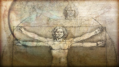 Decrypting Da Vinci's Vitruvian Man