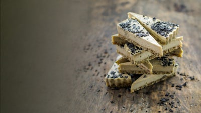 Black Salted Caramel Cheesecake