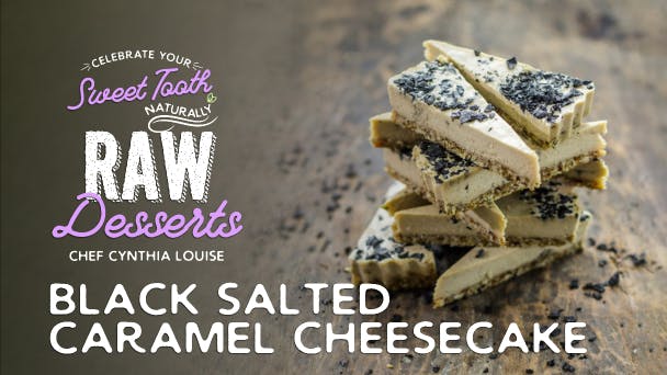 Black Salted Caramel Cheesecake