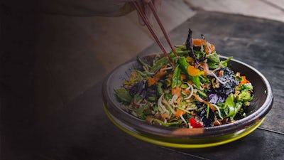 Zucchini Ribbon Salad (Thai Style)
