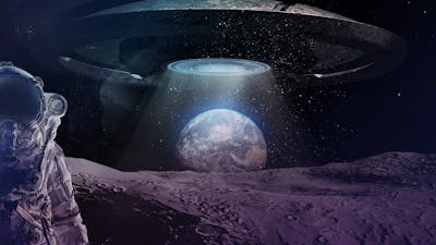 OVNIs conscientes y tecnología lunar