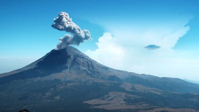 OVNIs del Popocatépetl