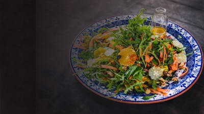 Orange, Carrot and Blackcurrant Salad