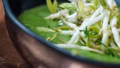 Broccoli, Spinach & Pea Soup