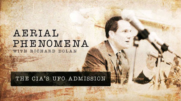 The CIA's UFO Admission