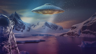 Grey Civilization Under Antarctica? Part 1