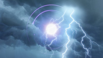 Esferas en las tormentas y veloces OVNIs