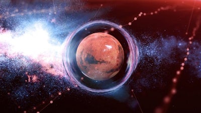 Teleportation to Mars