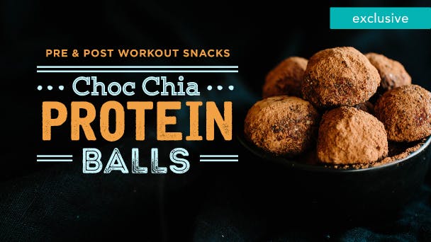 Chocolate Chia Protein Balls