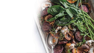 Roasted Fig, Walnut and Goat’s Cheese Salad