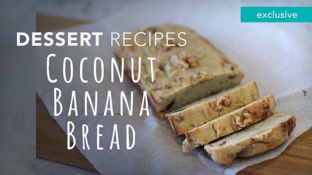 Coconut Banana Bread Video